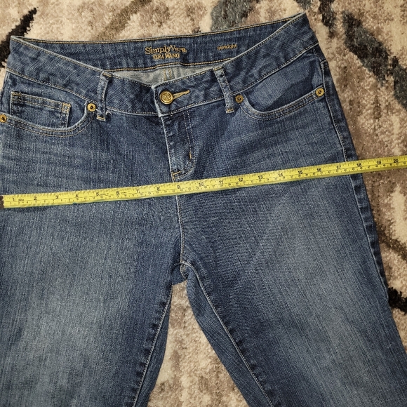 Vera Wang straight leg capri jeans size 6 - Picture 9 of 10